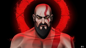 Kratos, God Of War, Illustration, Games, Artstation, Artist, Artwork, Digital Art, 4K wallpaper