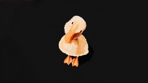 Duck, Ducklings, Birds, Dark, Black, Minimalism, Minimalist, Artist, Artwork, Digital Art, Behance, 4K wallpaper