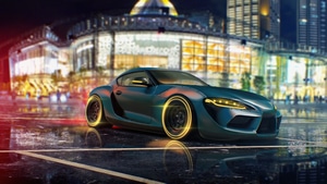 Toyota Supra, Toyota, Cars, Artist, Artwork, Digital Art, Artstation, 4K wallpaper