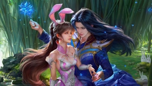 Anime Girl, Anime Boy, Artist, Artwork, Digital Art, Artstation, Love, Couple, 4K wallpaper