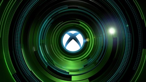 Futuristic, Xbox logo, Abstract background, Green abstract, 4K wallpaper