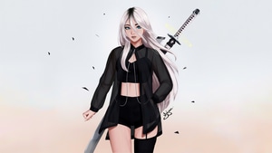 Nier Automata, Games, Artist, Artwork, Digital Art, Artstation, 4K wallpaper