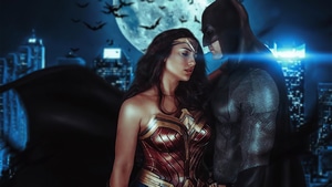 Wonder Woman, Batman, Superheroes, Artist, Artwork, Digital Art, 4K wallpaper