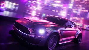 Ford Mustang, Ford, Cars, Synthwave, Artist, Artwork, Digital Art, 4K wallpaper