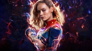 Brie Larson, The Marvels, Captain Marvel, 2023 Movies, Marvel Comics, Carol Danvers, 4K wallpaper
