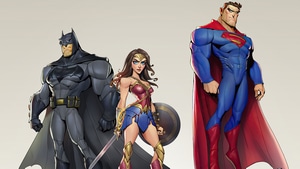 Justice League, Superheroes, Batman, Wonder Woman, Superman, Minimalism, Minimalist, Artist, Artwork, Digital Art, Artstation, 4K wallpaper