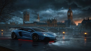 Lamborghini, Cars, Manipulation, Artist, Artwork, Digital Art, 4K wallpaper