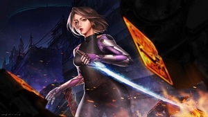 Alita Battle Angel, Movies, Artist, Artwork, Digital Art, Artstation, 4K wallpaper