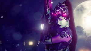 Widowmaker, Overwatch, Games, Cosplay, Artstation, 4K wallpaper