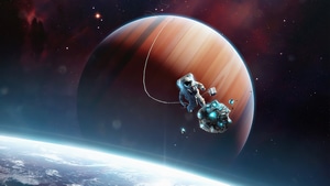 Astronaut, Artist, Artwork, Digital Art, Artstation, 4K wallpaper