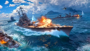 World of Warships, Online games, 4K wallpaper
