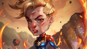 Captain Marvel, Superheroes, Artist, Artwork, Digital Art, Artstation, 4K wallpaper