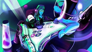 Xbox, Gamer, Gaming console, Game Controller, Ultrawide, 4K wallpaper