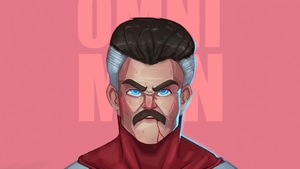 Omni Man, Invincible, Tv Shows, Artstation, Minimalism, Minimalist, 4K wallpaper