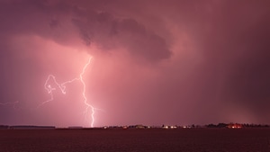 Lightning, Nature, Storm, 4K wallpaper