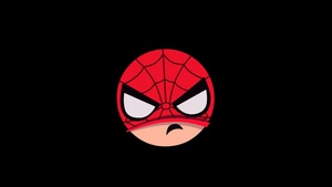 Spiderman, Superheroes, Artist, Artwork, Digital Art, Minimalism, Minimalist, Dark, Black, 4K wallpaper