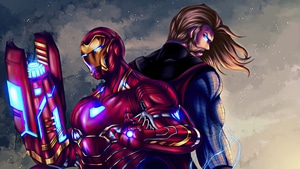 Iron Man, Thor, Captain America, Marvel, Superheroes, Artist, Artwork, Digital Art, Artstation, 4K wallpaper