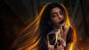 Gun, Artist, Artwork, Digital Art, 4K wallpaper