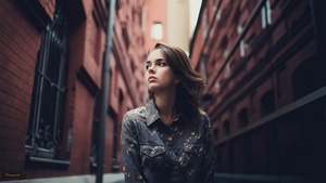 Brunette, Girls, Model, 4K wallpaper
