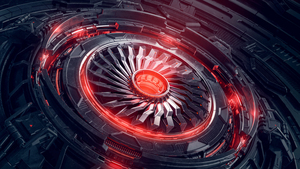 Futuristic, 3D Render, Metal structure, 4K wallpaper