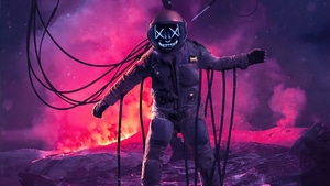 Astronaut, Mask, Artist, Artwork, Digital Art, 4K wallpaper