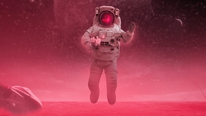 Astronaut, Artist, Artwork, Digital Art, Artstation, 4K wallpaper