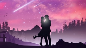 Couple, Love, Synthwave, Pink, Artist, Artwork, Digital Art, 4K wallpaper