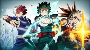 2023 Games, Katsuki Bakugo, Izuku Midoriya, Shoto Todoroki, Nintendo Switch, PlayStation 4, Xbox One, PC Games, 4K wallpaper
