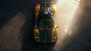 Pagani Zonda Cinque, Roadster, CGI, Sports cars, 4K wallpaper
