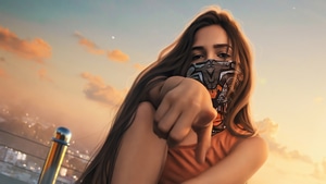Mask, Artist, Artwork, Digital Art, 4K wallpaper