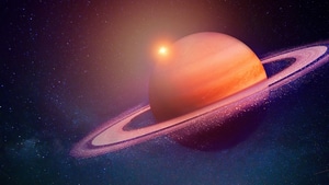 Saturn, Planet, Digital Universe, Artist, Artwork, Digital Art, 4K wallpaper