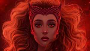 Scarlet Witch, Wanda Vision, Superheroes, Tv Shows, Behance, 4K wallpaper