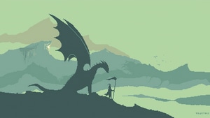 Dragon, 8 Bit, Artist, Artwork, Digital Art, Deviantart, 4K wallpaper