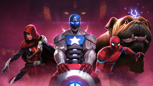 MARVEL Contest Of Champions, Superheroes, Captain America, Spider-Man, 4K wallpaper