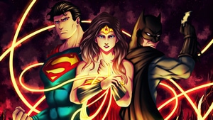 Wonder Woman, Superman, Batman, Superheroes, Artist, Artwork, Digital Art, Artstation, 4K wallpaper
