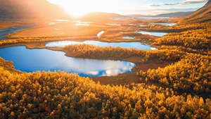 Sunrise, Autumn, Nature, 4K wallpaper