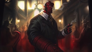 Hellboy, Superheroes, Artist, Artwork, Digital Art, Artstation, 4K wallpaper