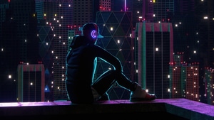 Neon, Buildings, Artist, Artwork, Digital Art, 4K wallpaper