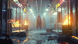 Ghost, Artist, Artwork, Digital Art, 4K wallpaper