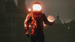 Astronaut, Artist, Artwork, Digital Art, 4K wallpaper