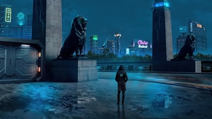 Alone, Hoodie, Cyberpunk, Scifi, Artist, Artwork, Digital Art, Deviantart, 4K wallpaper