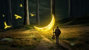 Moon, Dreamy, Artist, Artwork, Digital Art, Deviantart, 4K wallpaper