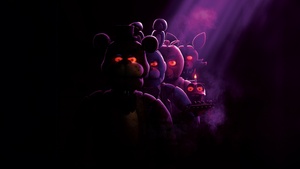 Five Nights at Freddys, 2023 Movies, Dark background, 4K wallpaper