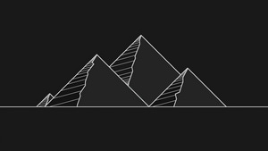 Pyramid, Minimalsim, Minimalist, Dark, Black, Artist, Artwork, Digital Art, 4K wallpaper