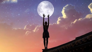 Moon, Artist, Artwork, Digital Art, 4K wallpaper