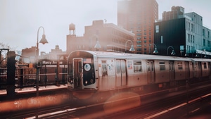 Train, New York, Photography, 4K wallpaper