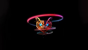 Owl, Minimalism, Minimalist, Artist, Artwork, Digital Art, Dark, Black, Facets, 4K wallpaper
