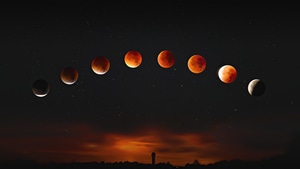 Moon, Artist, Artwork, Digital Art, Dark, Black, Deviantart, 4K wallpaper