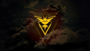 Team Instinct, Pokemon Go, Pokemon, Games, Minimalism, Minimalist, Deviantart, Artist, Artwork, Digital Art, 4K wallpaper