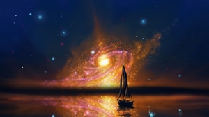 Boat, Artist, Artwork, Digital Art, 4K wallpaper